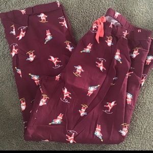 Soft cozy warm Santa lounge pants